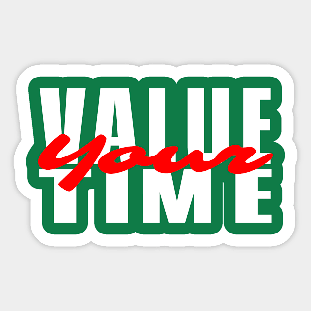 value your time Sticker by Janjisuci